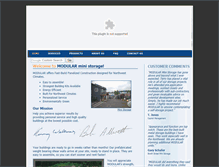Tablet Screenshot of modularministorage.com